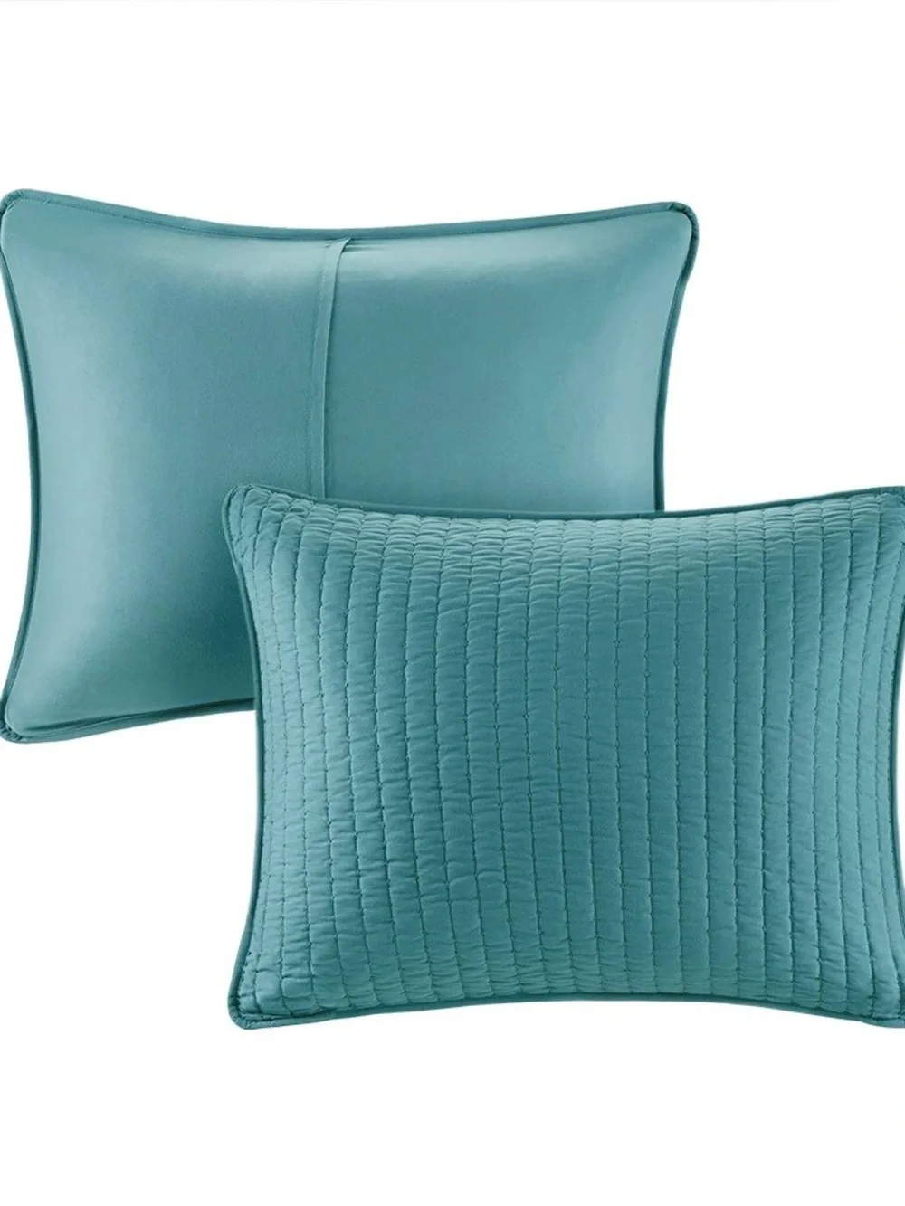 Madison Park Keaton King Cal King Teal Quilt Set